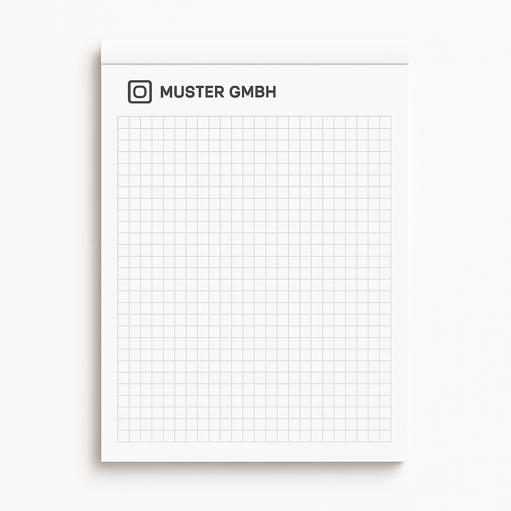 Block/Schreibblock – DIN A4 QUER – 80g – Ansicht 1