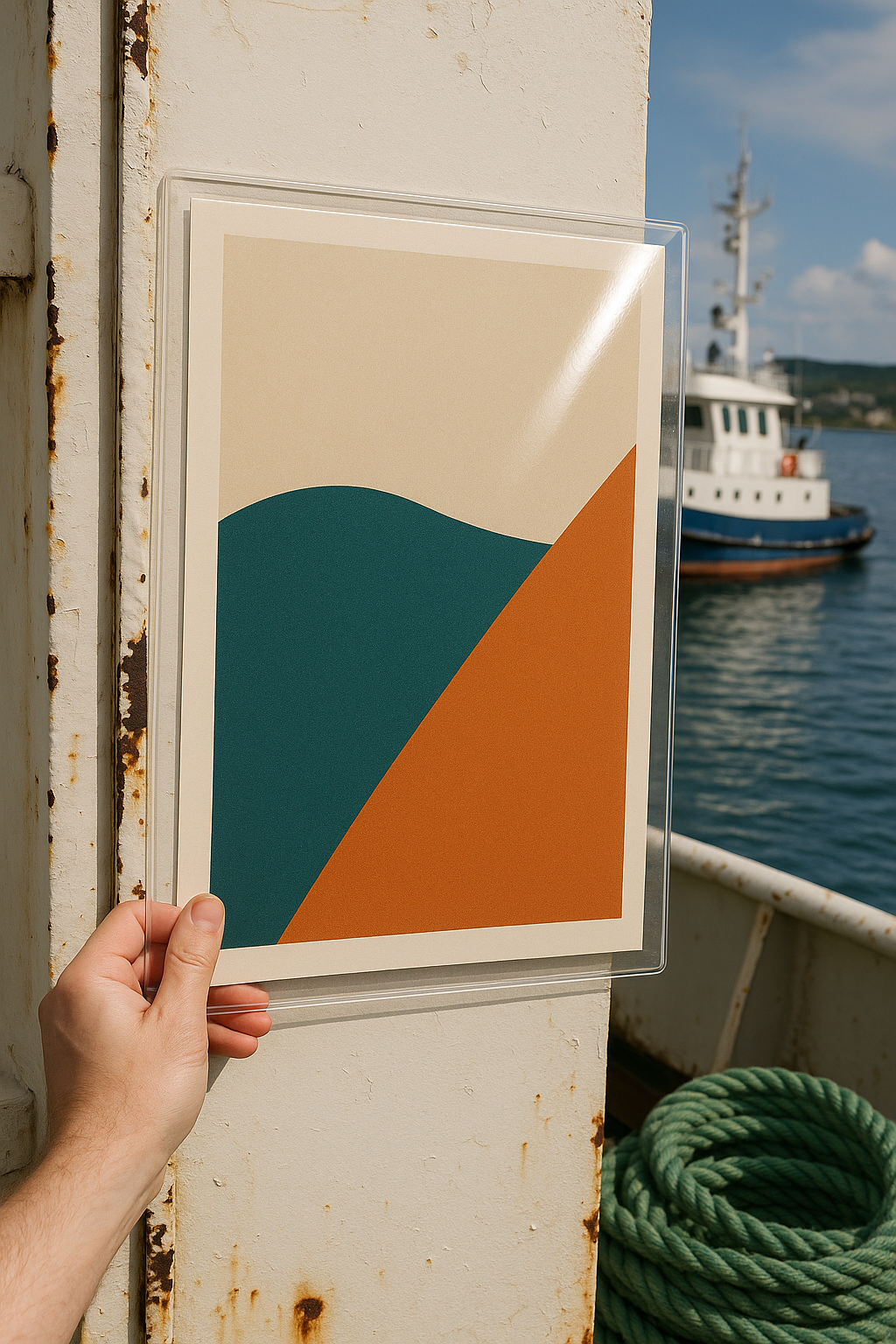 Heiß-Laminat Veredelung