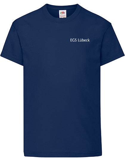 EGS Kinder-T-Shirt – navyblau mit weißem Aufdruck