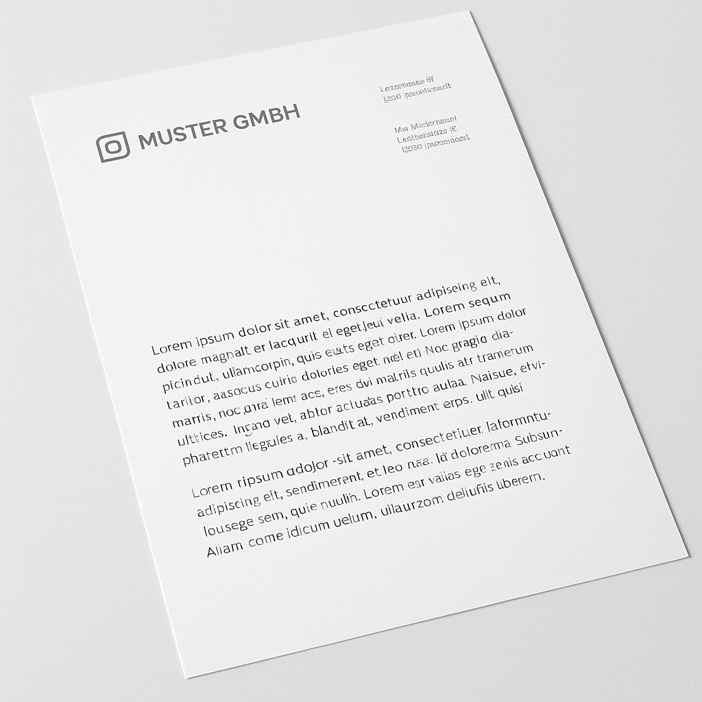 Briefpapier – DIN A4 – 80g – Ansicht 2